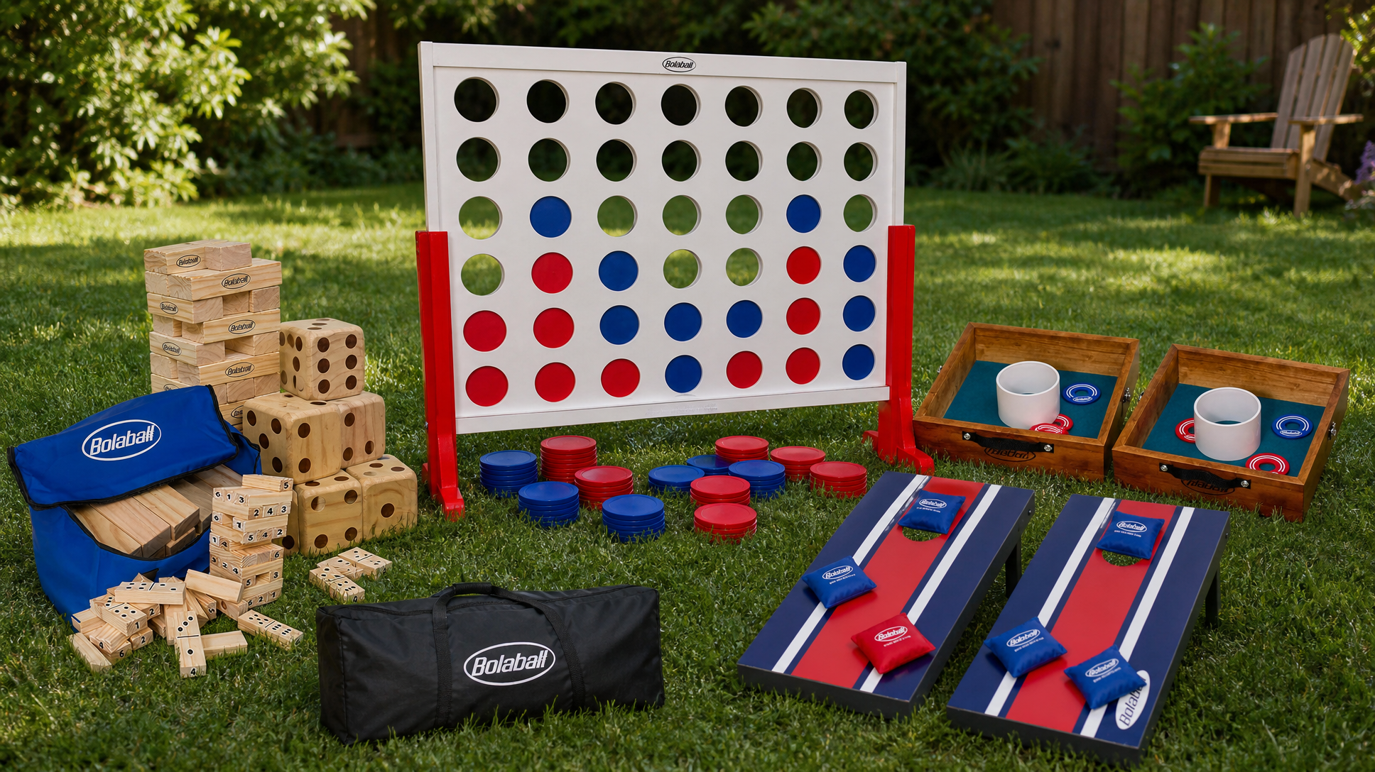 Giant Games That Actually Teach Something: What Kids Practice When They Play Washer Toss, 4-in-a-Row, and Tumbling Blocks