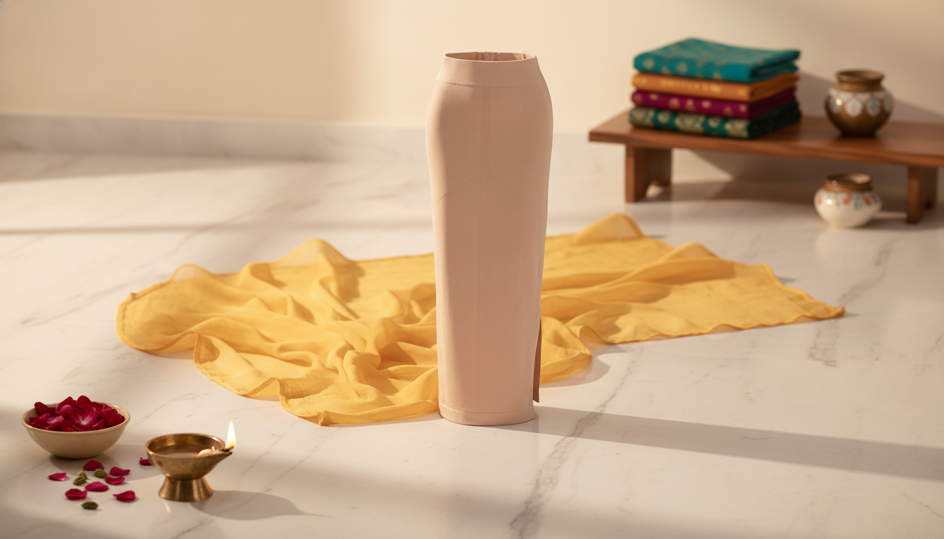 Why Your Saree Never Looks the Way It Does in Photos — and How a Shapewear Petticoat Fixes That