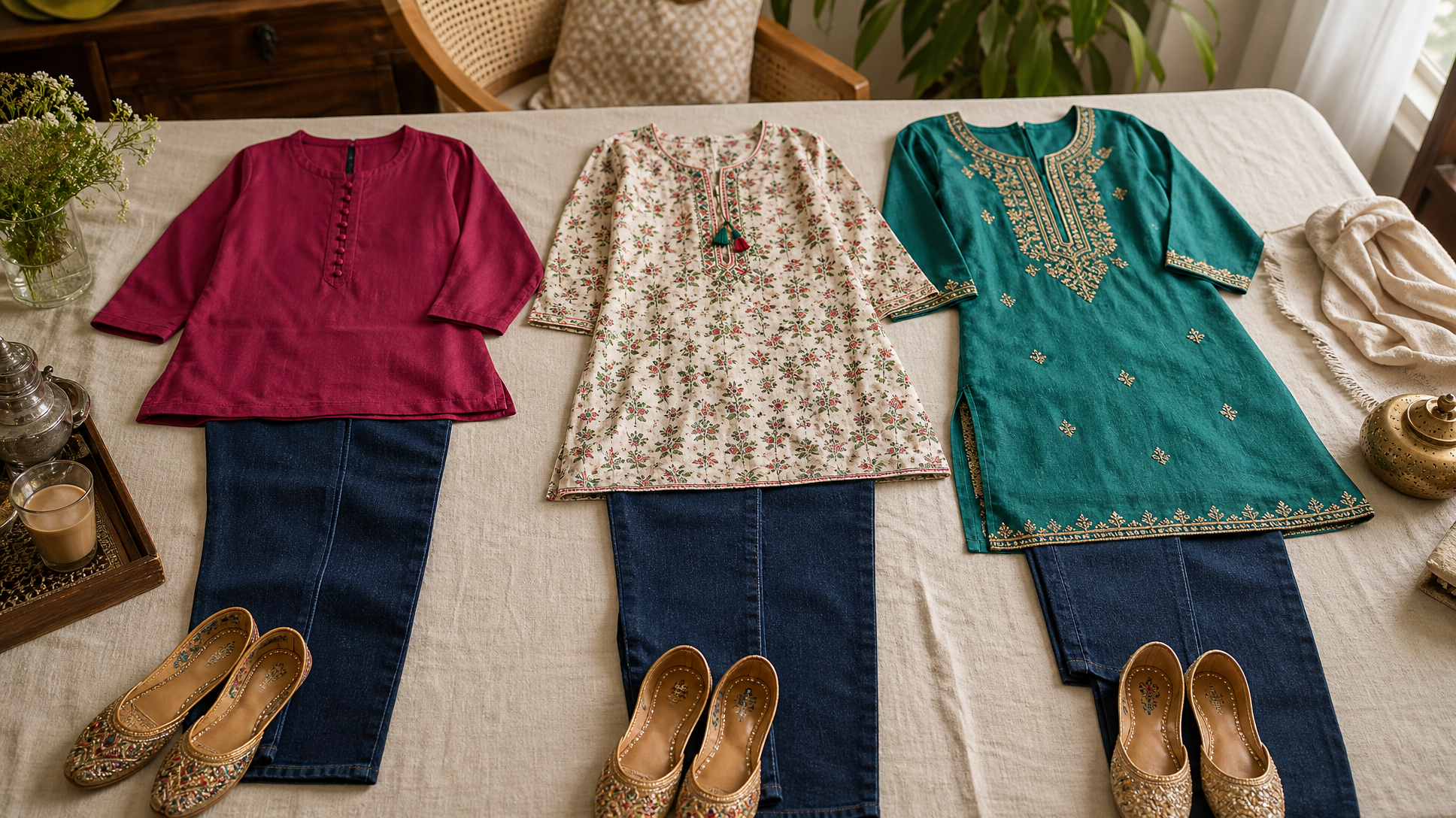 How to Wear a Kurti with Jeans: The Diaspora Woman's Guide to Getting the Proportions Right
